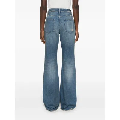 Ann Demeulemeester Jeans With Belt Loops In Blue