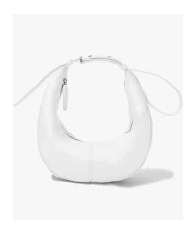 Proenza Schouler Slide Leather Shoulder Bag In White