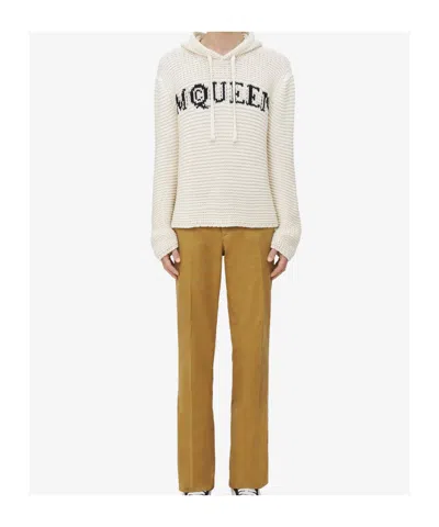 Alexander Mcqueen Sweatshirt Mcqueen Men Color Beige In Neutral