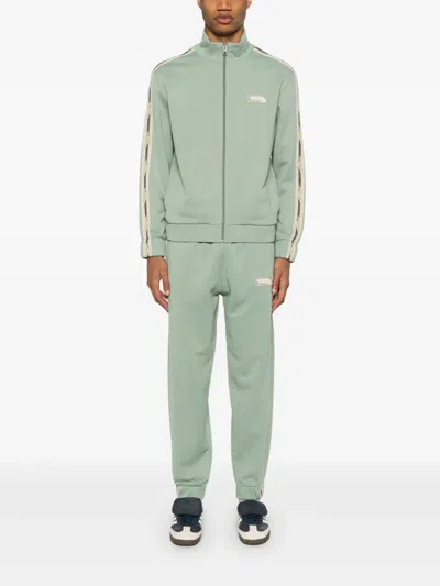 Maison Kitsuné Flash Fox Track Pants In Green