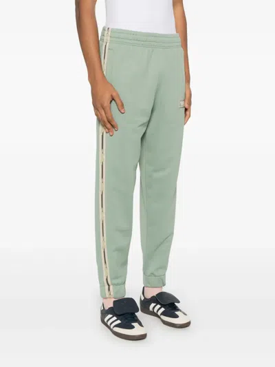 Maison Kitsuné Flash Fox Track Pants In Green