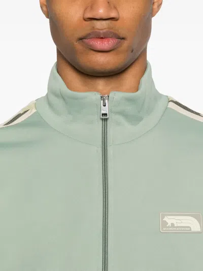 Maison Kitsuné Flas Fox Jacket In Green