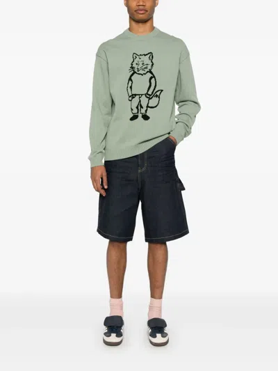 DRESSED FOX 嵌花毛衣