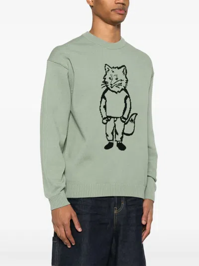 DRESSED FOX 嵌花毛衣