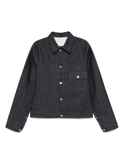 Jil Sander Denim Jacket In Blue