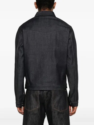 Jil Sander Denim Jacket In Blue