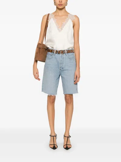 Agolde 90's Shorts In Blue