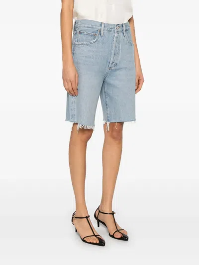Agolde 90's Shorts In Blue