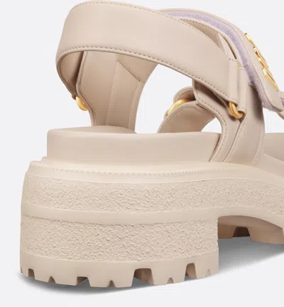 Dior Act Platform Sandal In Neutral