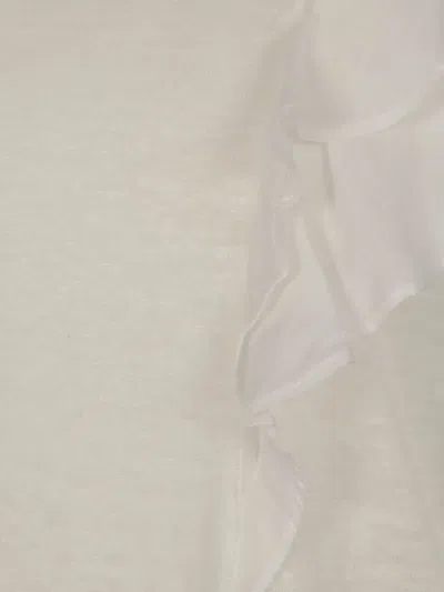 Zimmermann Linen T-shirt In White