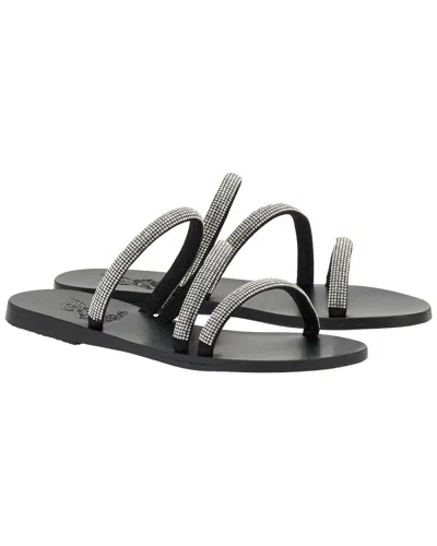 Ancient Greek Sandals Polytimi Diamante Sandal In Black