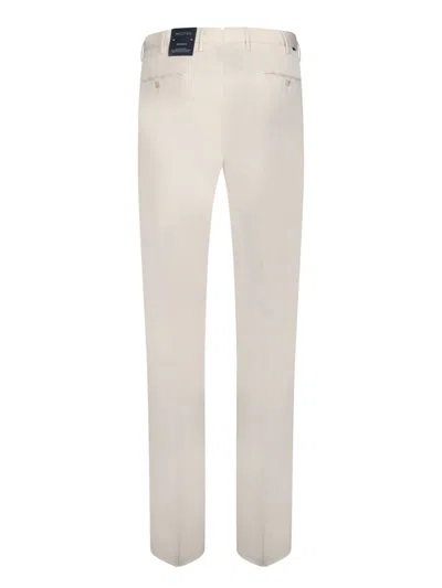 Incotex Batavia Cream Trousers In White