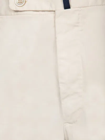 Incotex Batavia Cream Trousers In White