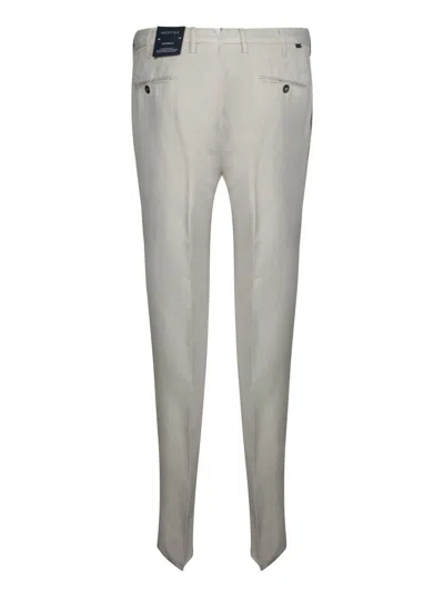 Incotex Chinolino Taupe Pants In Beige