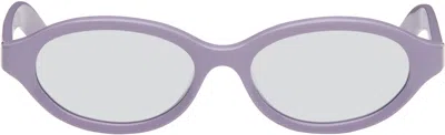 Retrosuperfuture Purple Parola Sunglasses In Caramella