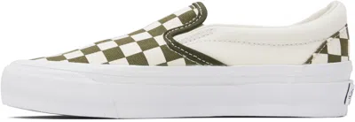 Vans Slip-on 98 Checkered Pattern Sneaker In Checkerboard Grape L