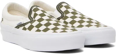 Vans Slip-on 98 Checkered Pattern Sneaker In Checkerboard Grape L