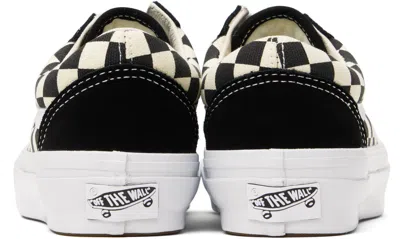 Vans Low Top Sneakers Contrast Stitching In Black