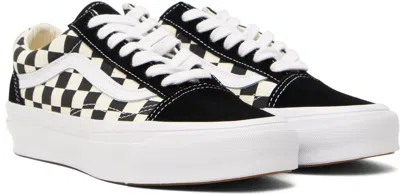 Vans Low Top Sneakers Contrast Stitching In Black
