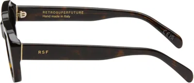 Retrosuperfuture Miles Rectangle Frame Sunglasses In 3672