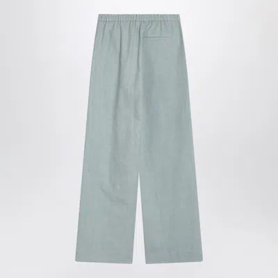 Loulou Studio Four-pockets Palazzo Pants In Light Blue