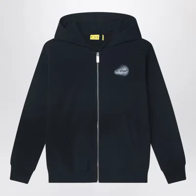Off-white Black Sweatshirt With Arrow Spray Print