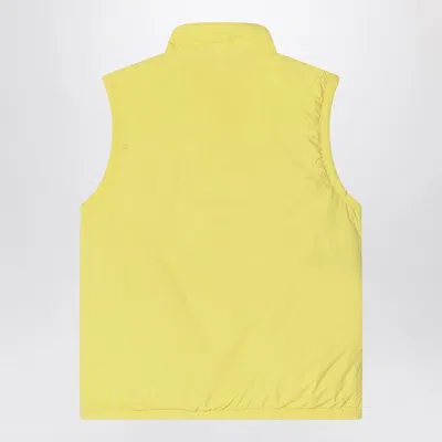 K-way Yellow Waterproof Nylon Vest In Yellow