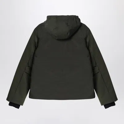 K-way K Way Hodin Dark Green Hooded Jacket In Green