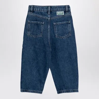 Kenzo Blue Denim Jeans In Blue