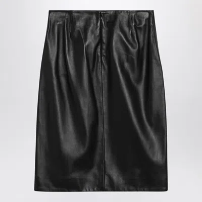 Loulou Studio Slit-detail Skirt In Black