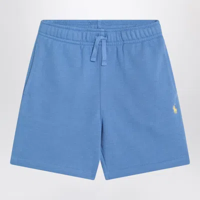 Polo Ralph Lauren Mens Liberty Blue Logo-embroidered Stretch Recycled-polyester Swim Shorts