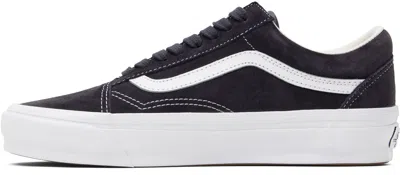 Vans Man Sneakers Midnight Blue Size 9 Leather In Pig Suede Nine Iron