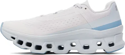 On Cloudmster Perforated Nyl Sneakers In Blue