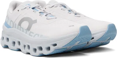 On Cloudmster Perforated Nyl Sneakers In Blue