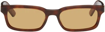 Retrosuperfuture Brown Gesto Sunglasses In Havana Diversa