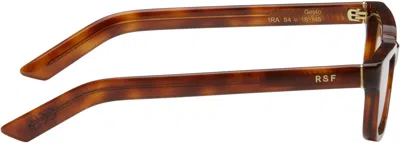Retrosuperfuture Brown Gesto Sunglasses In Havana Diversa