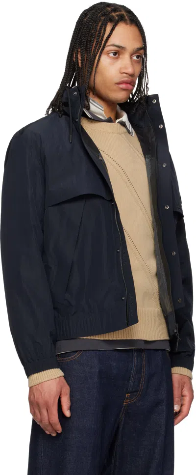 Mackage Blue Garrett Jacket In Navy C0001