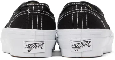 Vans Black Canvas Authentic Reissue 44 Sneakers In Multi