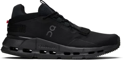 On Black Cloudnova 2 Sneakers In All Black