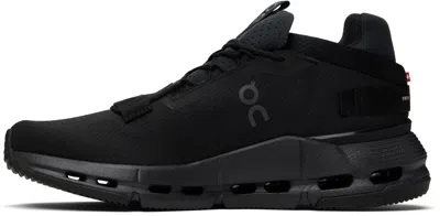 On Black Cloudnova 2 Sneakers In All Black