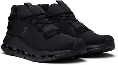 On Black Cloudnova 2 Sneakers In All Black