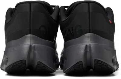 On Cloudsurfer Next Panelled Mesh Sneakers In Black | Eclipse