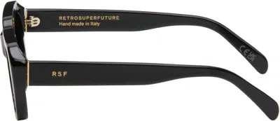 Retrosuperfuture Miles Rectangle Frame Sunglasses In Black