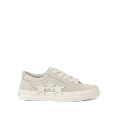 Amiri Sunset Skate Panelled Suede Sneakers In Alabaster/birch