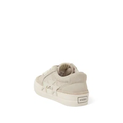 Amiri Sunset Skate Panelled Suede Sneakers In Alabaster/birch