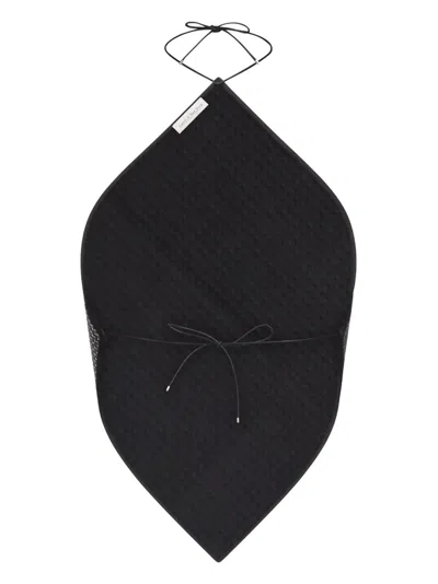 Ludovic De Saint Sernin Denim Top In Black