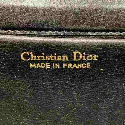 Pre-owned Dior Christian  Black Leather Shoulder Bag ()