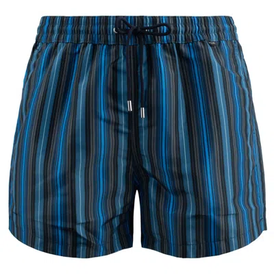 Paul Smith Striped Swim Shorts In Multicolor