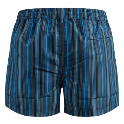 Paul Smith Striped Swim Shorts In Multicolor