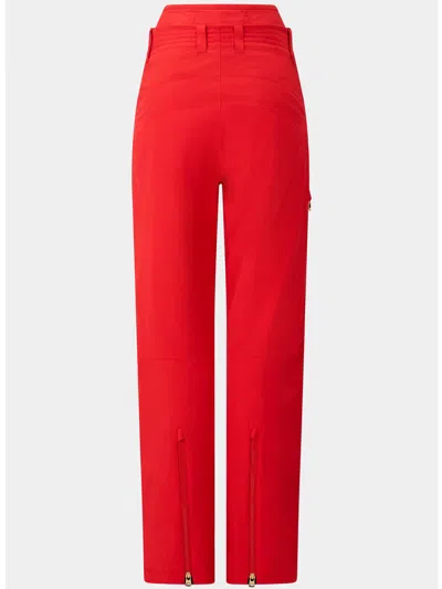 Bogner Straight-fit Ski Trousers In Rojo